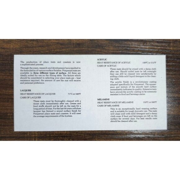 Vintage Pimpernel Acrylic Place Mats Artwork Set 6 English Cottages Countryside - Picture 11 of 14